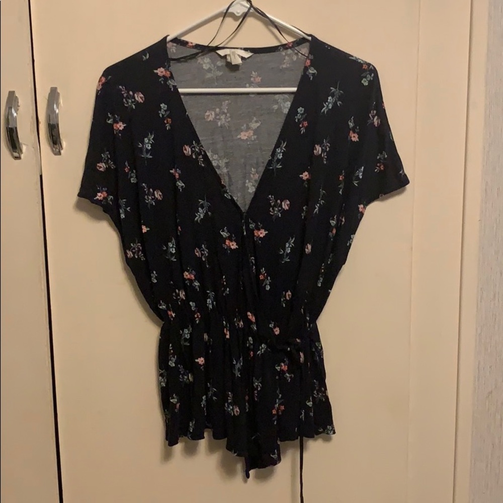 Floral top.